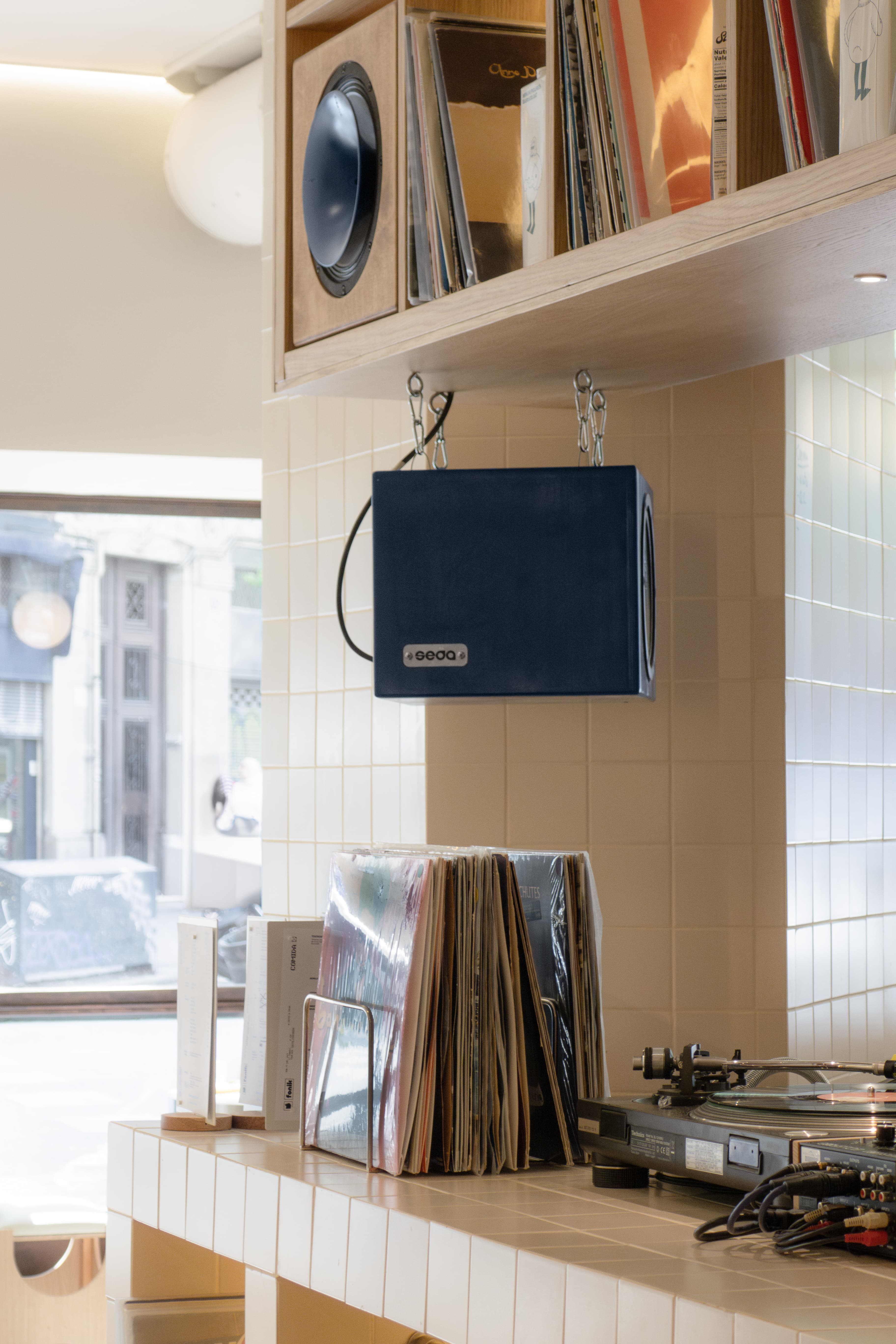 Seda Audio — installed detail at Fonik Barcelona